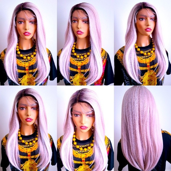 Lilac/lace front wig ♥ - Picture 2 of 2